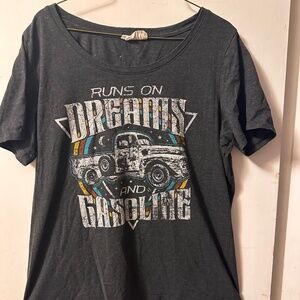 Cheeky’s runs on dreams and gasoline  t-shirt XL